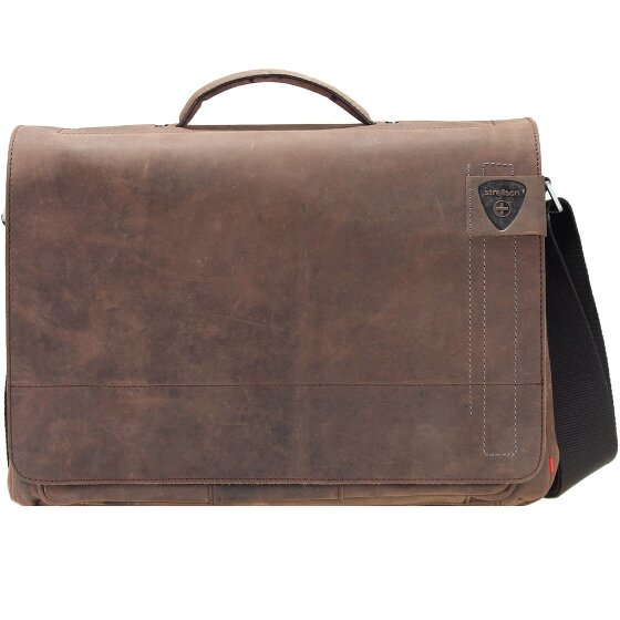 Strellson Richmond Messenger in pelle 40 cm Scomparto per laptop