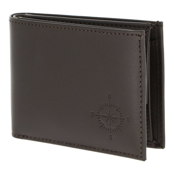 oxmox Leather Portafoglio Protezione RFID Vera Pelle 11 cm