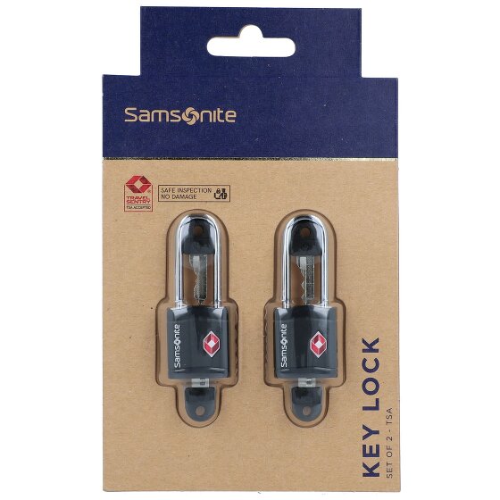 Samsonite Accessori da viaggio globali Blocco bagagli TSA Set di 2 cm