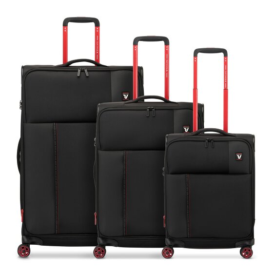 Roncato Move 4 ruote Set di valigie 3 pezzi con piega di espansione