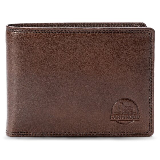 Farmhood Memphis Portafoglio Protezione RFID Pelle 12.5 cm