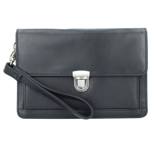 Esquire Borsa da polso in pelle Oxford 22 cm