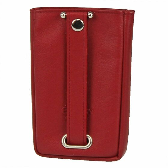 Esquire Portachiavi con logo in pelle 8 cm