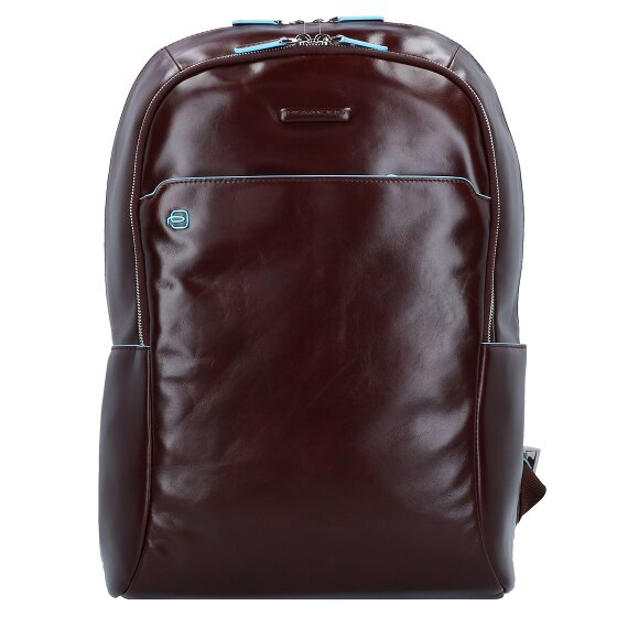 Piquadro Zaino blu quadrato in pelle 43 cm Scomparto per laptop