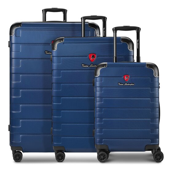 Tonino Lamborghini Tonino Lamborghini Milano Carrello 3-SET con piega elastica e Trolley XL