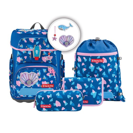 Step by Step Cloud Reflect Set di borse per la scuola 5 pezzi