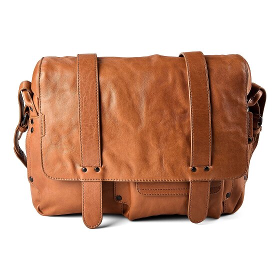 aunts & uncles Grandma's Luxury Club Cartella Messenger Vera Pelle 34 cm Vano porta PC