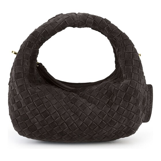 LES VISIONNAIRES Greta Micro weave Borsetta Vera Pelle 20 cm