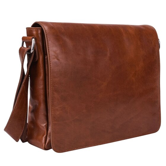 Leonhard Heyden Cambridge Messenger in pelle 32 cm Scomparto per laptop