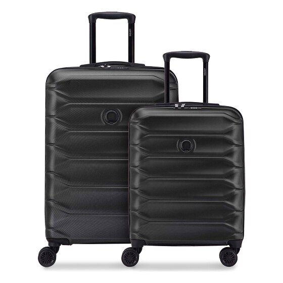 Delsey Paris Set di valigie Meteor a 4 ruote S+M espandibile
