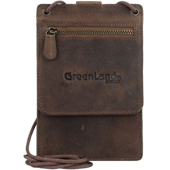 Greenland Nature Montenegro Borsa da petto RFID in pelle 11 cm