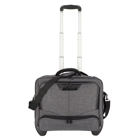 Dermata 2 ruote Carrello business 44 cm Scomparto per laptop