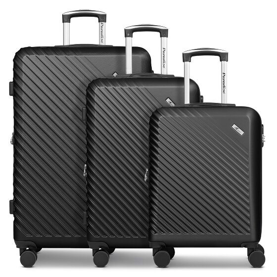Check.In Paradise 2.0 4 ruote Set di valigie 3 pezzi espandibile