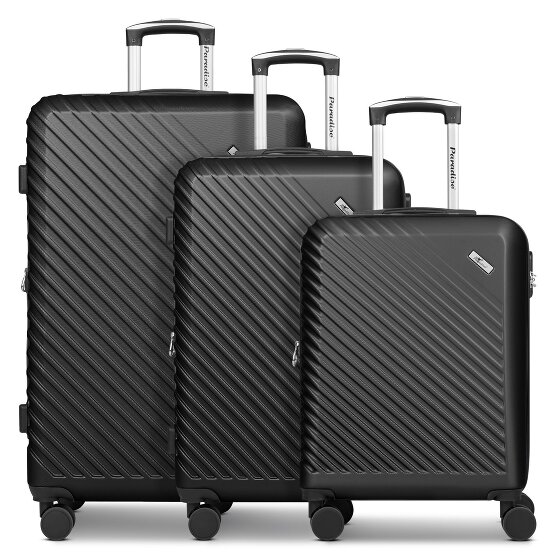 Check.In Paradise 2.0 4 ruote Set di valigie 3 pezzi con piega di espansione