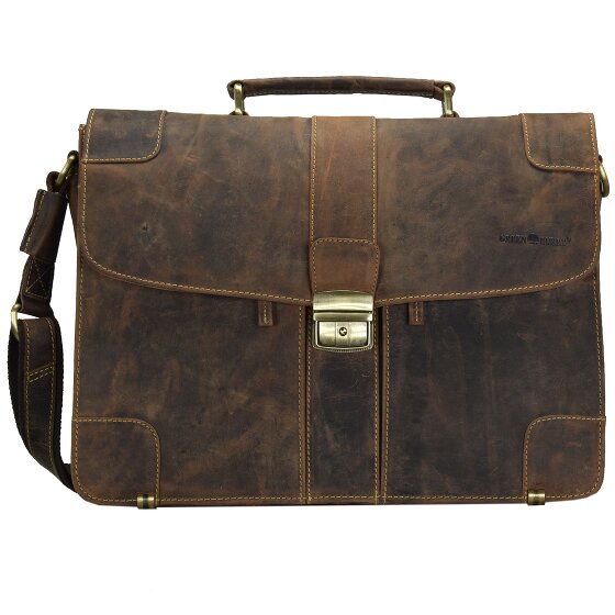 Greenburry Cartella vintage in pelle 38,5 cm
