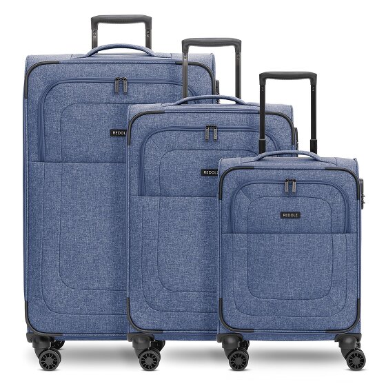 Redolz Essentials 12 THREE SET 4 ruote Set di valigie 3 pezzi espandibile