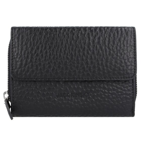 Jack Kinsky Albany Portafoglio Protezione RFID Vera Pelle 13.5 cm