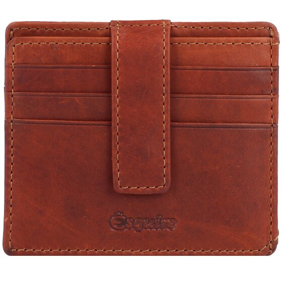 Esquire Oslo Dallas Custodia per carte di credito RFID in pelle 9,5 cm