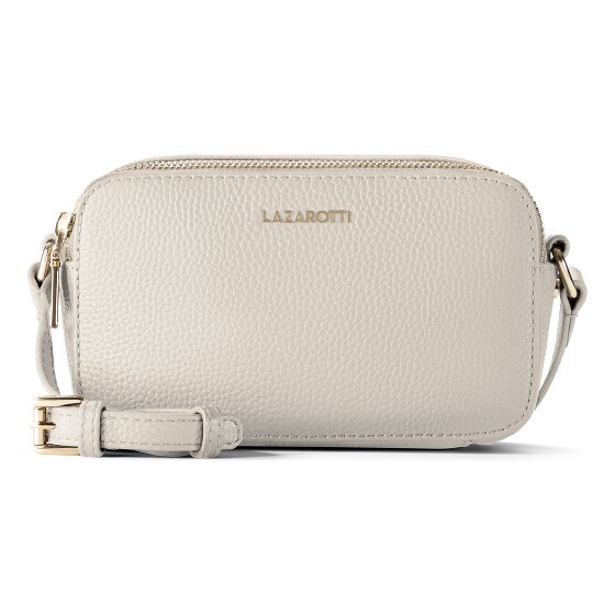 Lazarotti Bologna Borsa a tracolla in pelle Borsa per fotocamera in pelle con doppia zip 18 cm