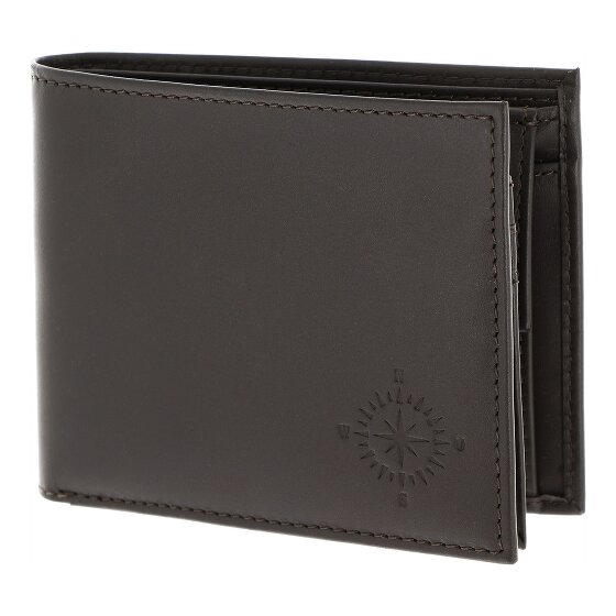 oxmox Leather Portafoglio Protezione RFID Vera Pelle 10 cm