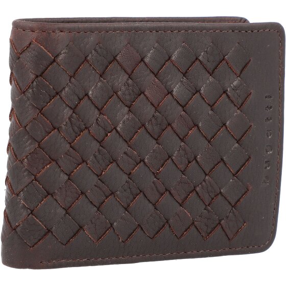 bugatti Portafoglio in pelle intrecciata 11 cm