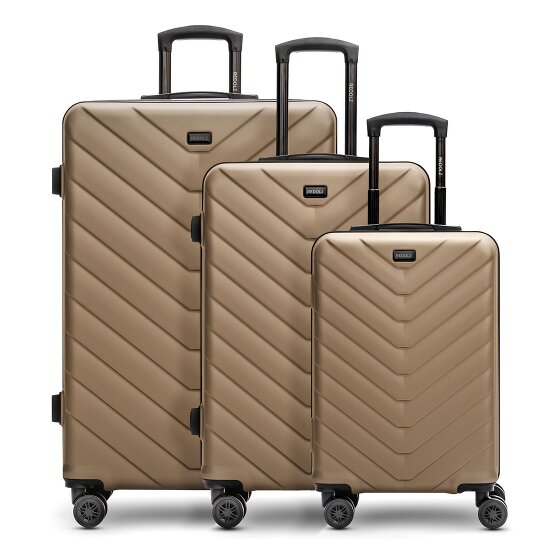 Redolz Essentials 07 3-SET 4 ruote Set di valigie 3 pezzi