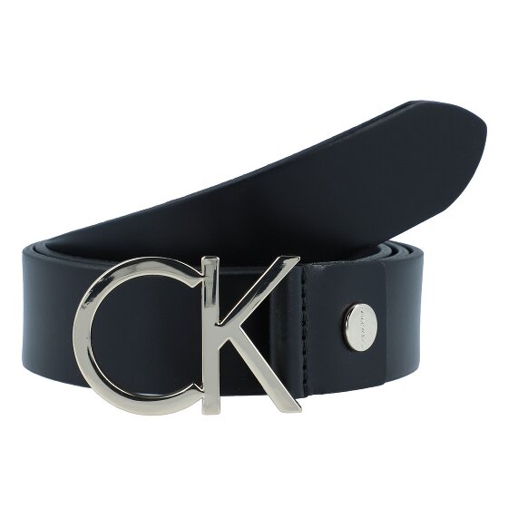 Calvin Klein Cintura con logo CK in pelle