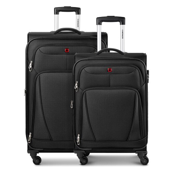 Wenger Beaumont 4 ruote Set di valigie 2 pezzi con piega di espansione