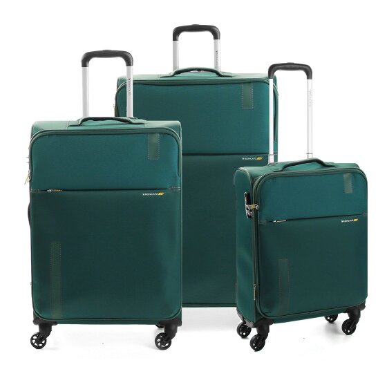Roncato Speed 4 ruote Set di valigie 3 pezzi con piega di espansione