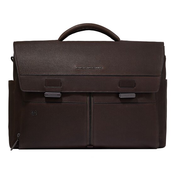 Piquadro Hedley Cartella Messenger Protezione RFID Pelle 42 cm Scomparto per laptop