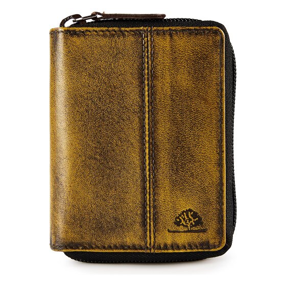 Greenburry Destressed Portafoglio Protezione RFID Pelle 10.5 cm