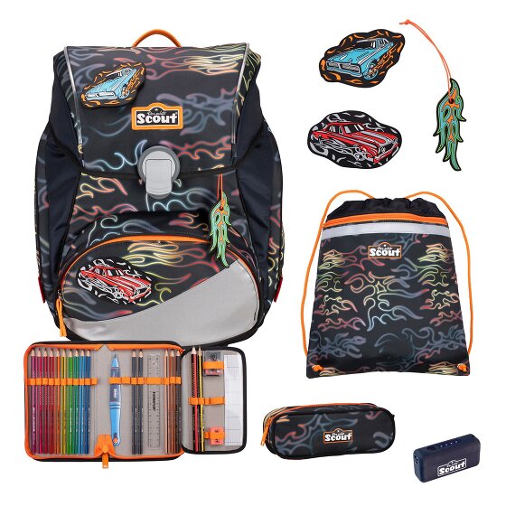 Scout Alpha Safety Light Set di borse per la scuola 5 pezzi