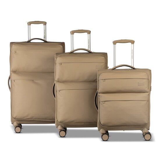 Worldpack Kyoto 4 ruote Set di valigie 3 pezzi espandibile