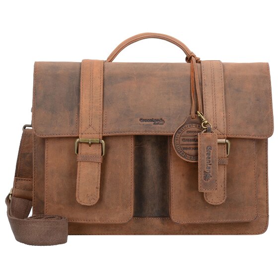 Greenland Nature Montenegro Cartella in pelle 40 cm