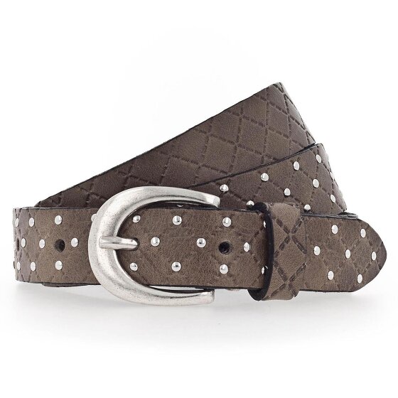 b.belt Cintura con borchie Lilou in pelle