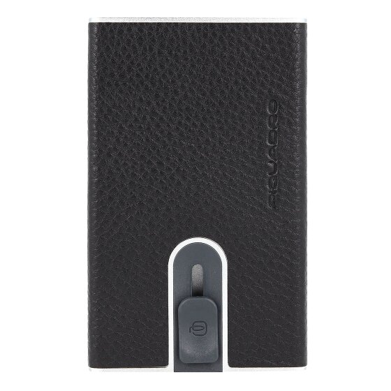 Piquadro Modus Custodia per carta di credito Protezione RFID Vera Pelle 6 cm