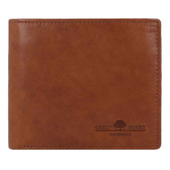 Greenburry Newport Portafoglio Protezione RFID Pelle 11 cm