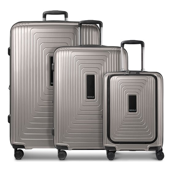 Redolz Essentials 14 4 ruote Set di valigie 3 pezzi espandibile