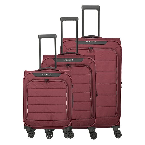 Travelite Skaii 4 ruote Set di valigie 3 pezzi espandibile