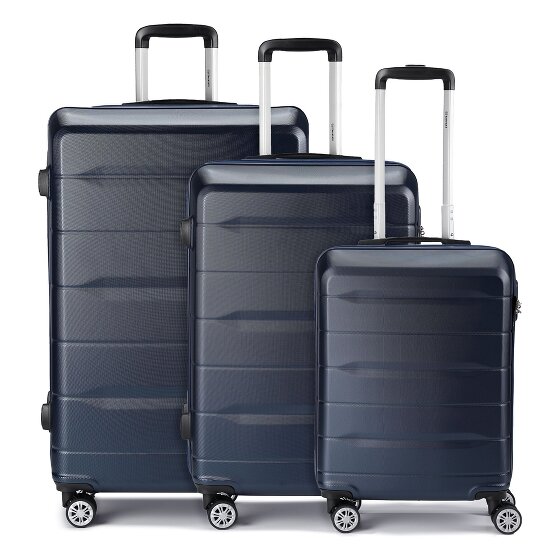 Benzi 5583 4 ruote Set di valigie 3 pezzi