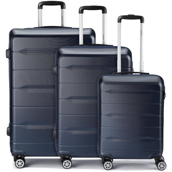 Benzi 5583 4 ruote Set di valigie 3 pezzi