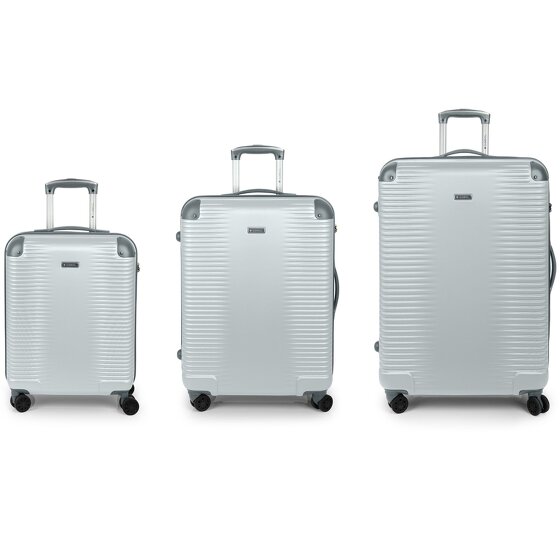 Gabol Balance XP 4 ruote Set di valigie 3 pezzi con piega di espansione