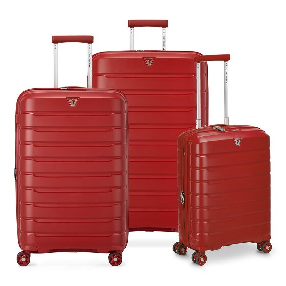 Roncato B-Flying Move 4 ruote Set di valigie 3 pezzi con piega di espansione