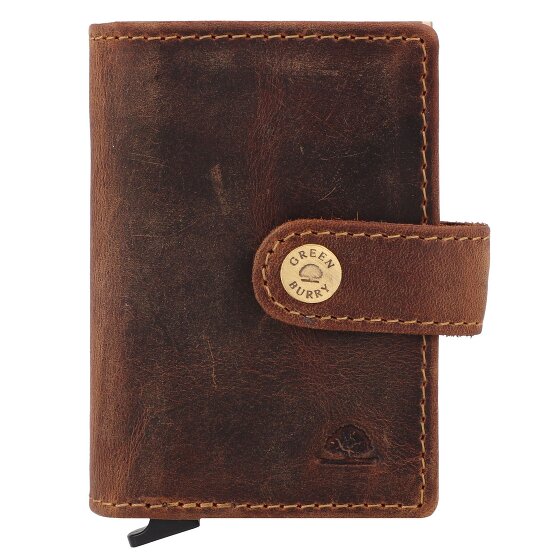 Greenburry Vintage Portafoglio Protezione RFID Pelle 7.5 cm