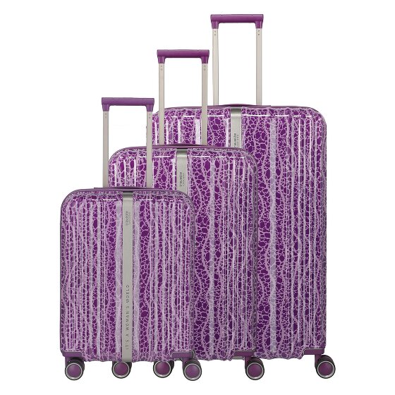 Travelite Lascana 4 ruote Set di valigie 3 pezzi