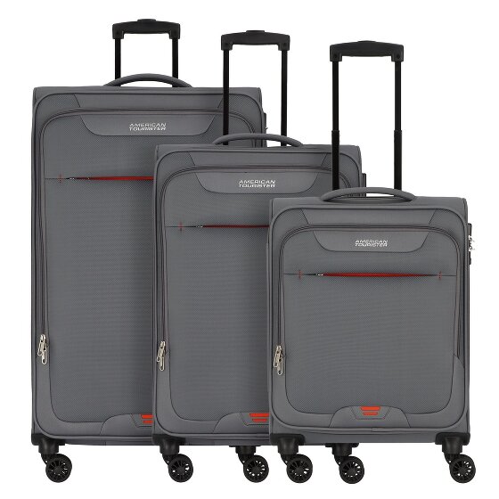 American Tourister Street Roll 4 ruote Set di valigie 3 pezzi con piega di espansione