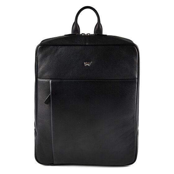 Braun Büffel Golf 3.0 Zaino da lavoro Vera Pelle 37 cm Vano porta PC