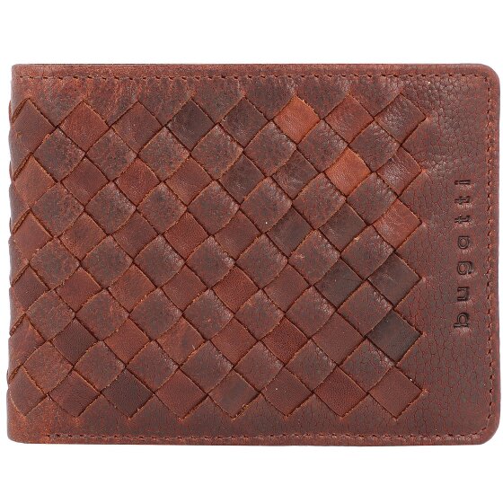 bugatti Portafoglio in pelle intrecciata 11 cm