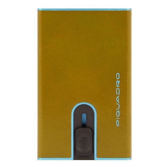 Piquadro Blue Square Custodia per carta di credito Protezione RFID Pelle 6.5 cm