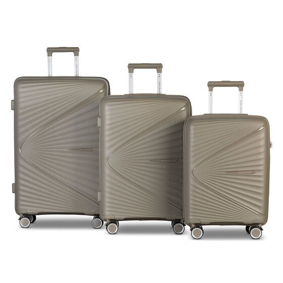 Worldpack Vegas 4 ruote Set di valigie 3 pezzi
